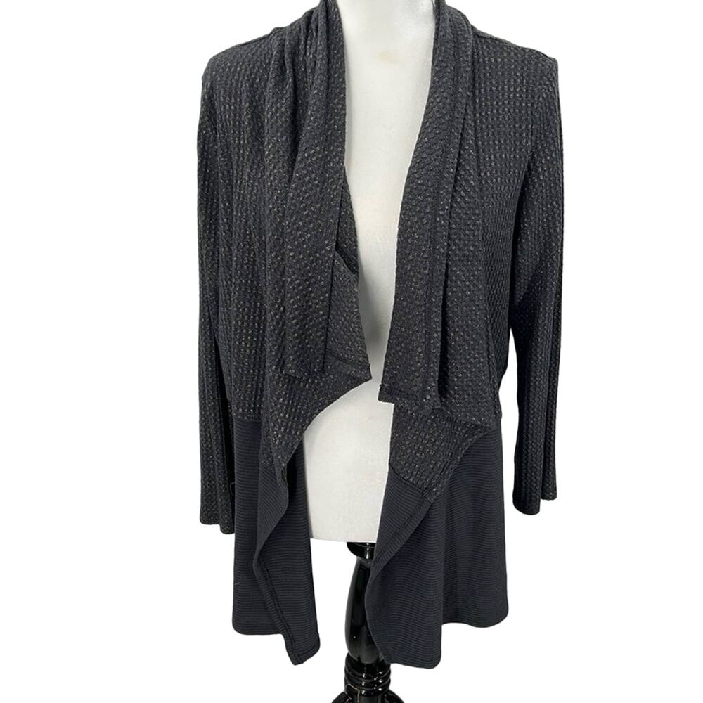 Juicy Couture Women's Gray Waterfall Cardigan Size XL